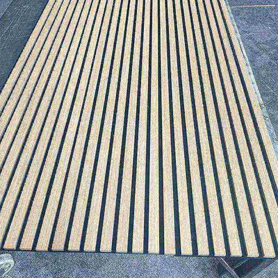 Σύγχρονο σχεδιασμό 600/320mm Πίνακα ακουστικής ινών πολυεστέρα για κατοικίδια Ακουστική ξύλινη επένδυση
