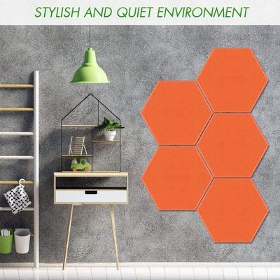 Ηχοασθενείς τοιχοφωτογραφικές πλάκες Hexagon Pet Felt για ηχομονωτικές ηχητικές πλάκες